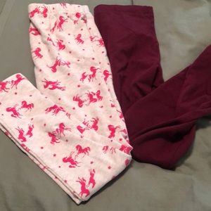 Bundle of  size 8 leggings